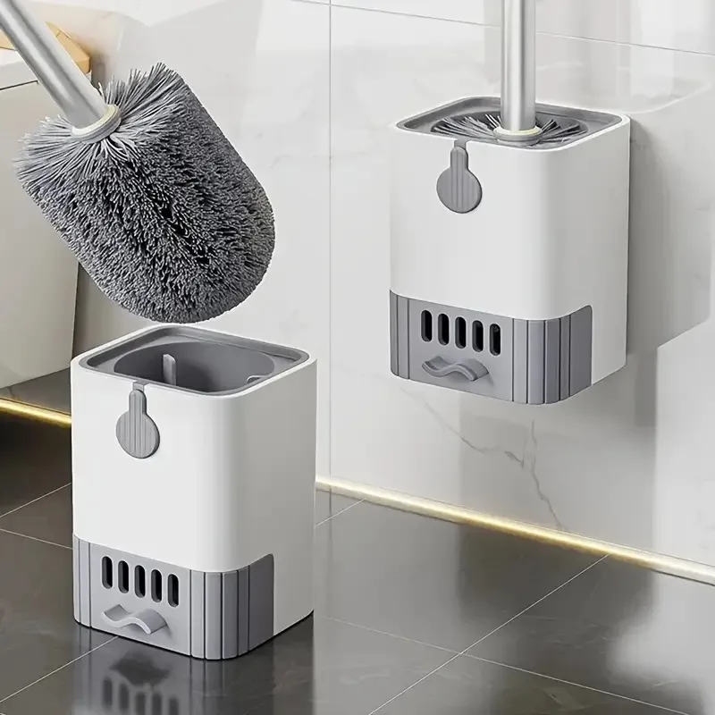 toiletbørste med langt håndtag