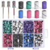 Fine Grit Nail Sanding Cap Bands Electric Manicure Machine Nail Drill Bits Pedicure Caps Gel Polish Remover Tool Nail Heads File 2