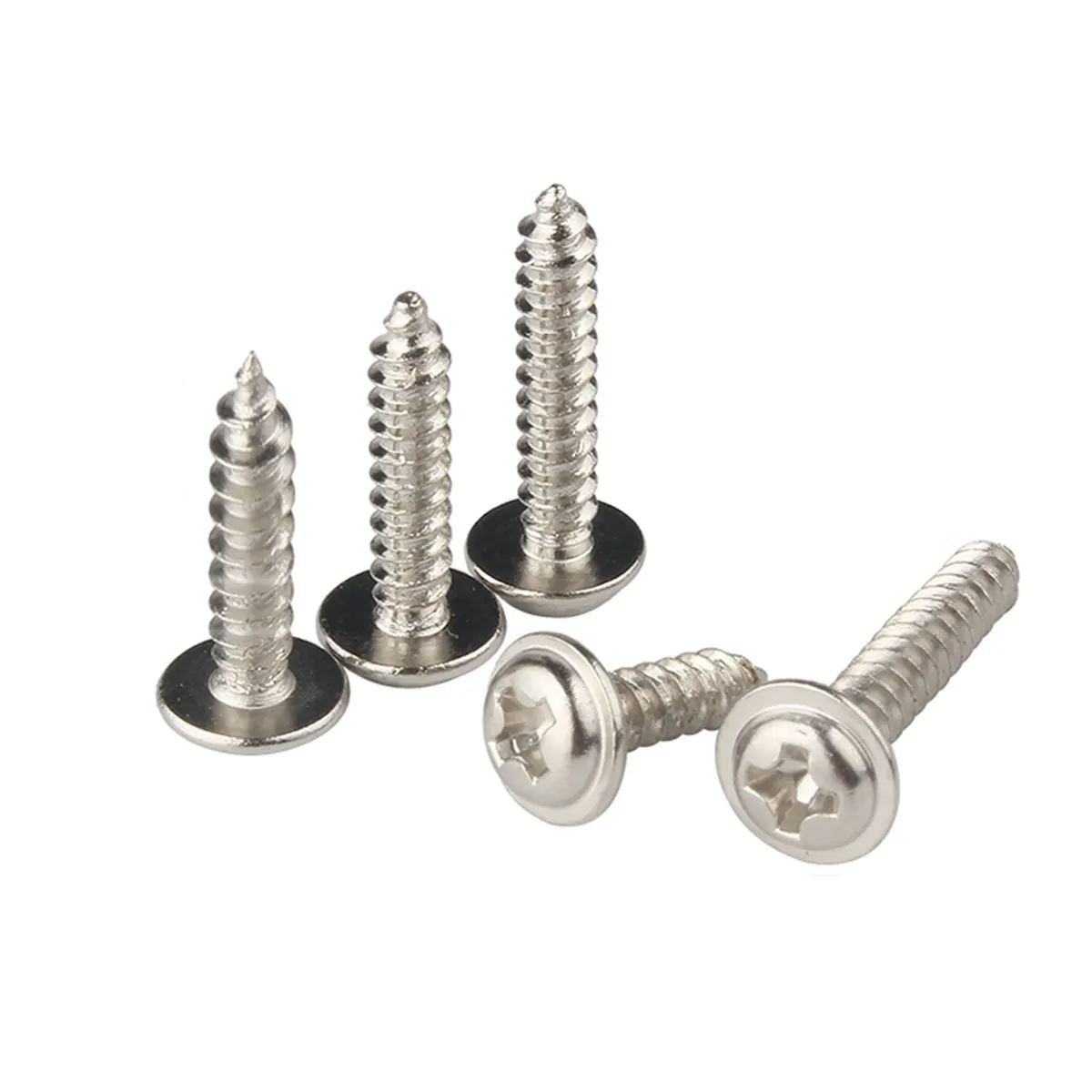 50pcs 100pcs Servo Screws M2.5x12mm PWA Cross self-tapping With Pad Head self tapping for FUTABA JR HITEC MKS EMAX KST 4