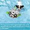 Dog Toys Soccer Ball with Grab Tabs Interactive Dog Balls Toys Durable Puppy Outdoor Training Soccer Pet Football Toys 5