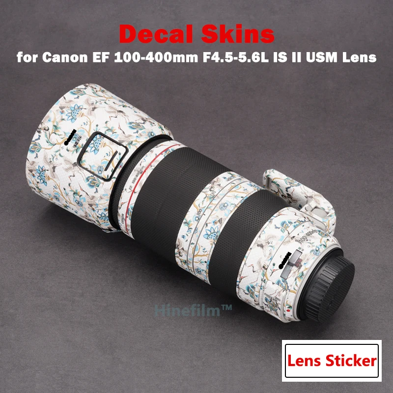 EF100-400 ii Linsen aufkleber Premium-Aufkleber haut für Canon ef 100-400mm 1: 4,5-5,6 l ist ii usm Objektiv Anti-Kratz-Folien folie – Detail 2