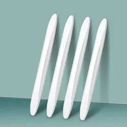 Universal Car Door Edge Protection Guards - Anti - Scratch Trim & Crash Buffer Strip (White - 4Pcs)