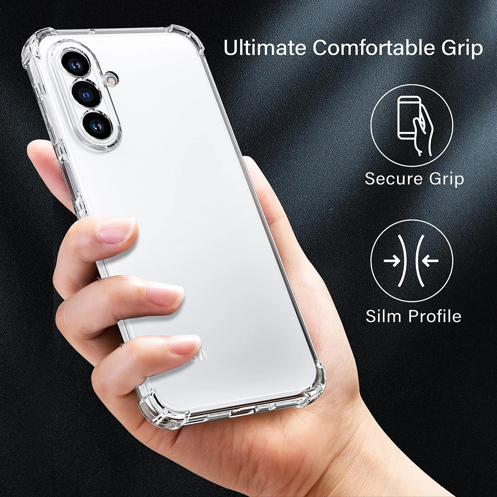 Shockproof Clear Silicone Ultra-Thin Phone Case