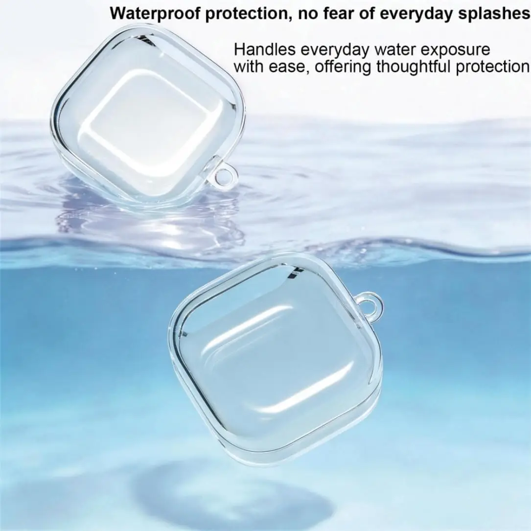 Soft Transparent TPU Case with Keychain & Cleaner Pen