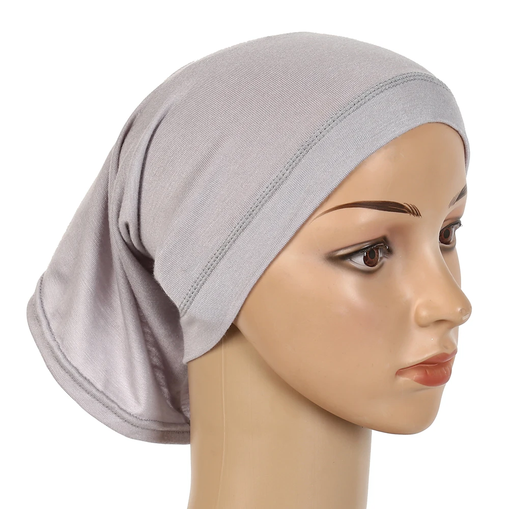 2 Sous-bonnets Réversibles En Coton Modal - Noir Et Blanc, Ajustables, Pour Hijab, Femme/homme, Confortables