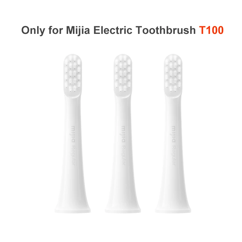 Toothbrush Heads 3pcs Original XIAOMI MIJIA T100 T300 T500 Sonic Teethbrush Replacement Heads Sonic Oral Hygiene Mi Oral Clean
