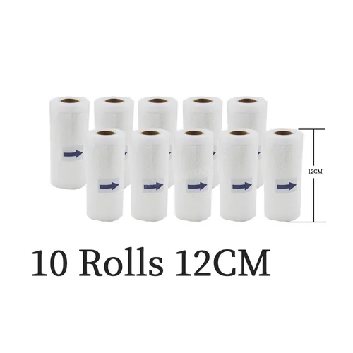 주방 음식 보관 진공 가방 두꺼운 BPA-Free 진공 실러 포장 식품 진공 보관 가방 12 + 15 + 20 + 25 + 28cm * 500cm 5