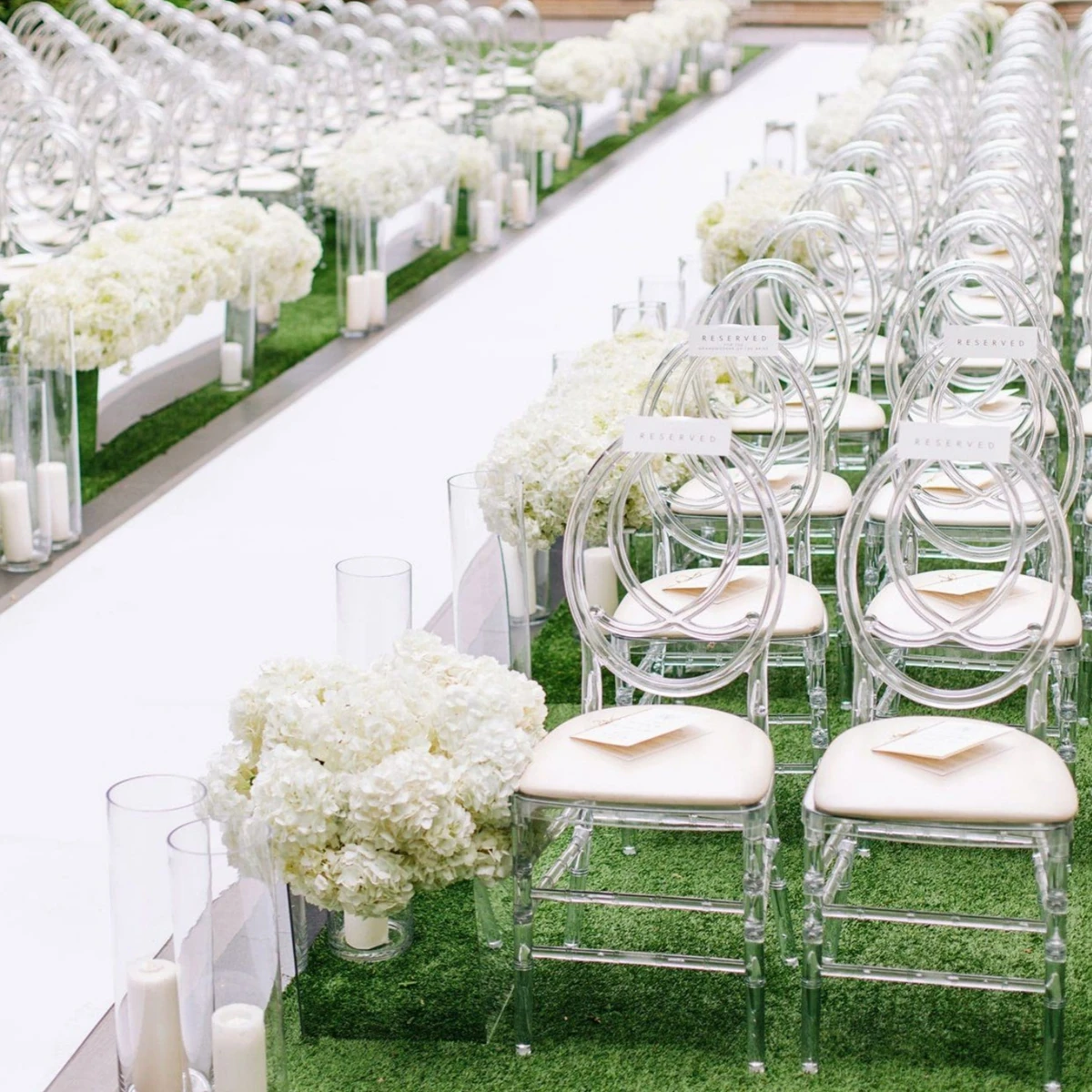 18pcs/32pcs)Design Furniture Wedding Napoleon Chairs For Sale Commercial Transparent Event Dining Chairs