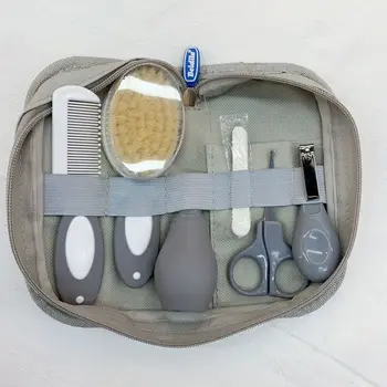 Pettine per testa multifunzione Kit per la cura del bambino Spazzola Tagliaunghie Set per la cura della scuola materna Pacchetto di strumenti Temperamatite Prodotti per la pulizia del neonato Baby