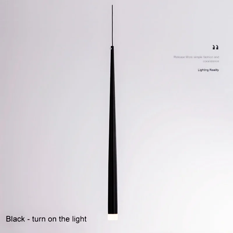 LED 원추형 샹들리에 침실 침대 옆 램프, 창의적인 개성 스트립 조명, 심플 모던 레스토랑 바 램프, 실내 조명