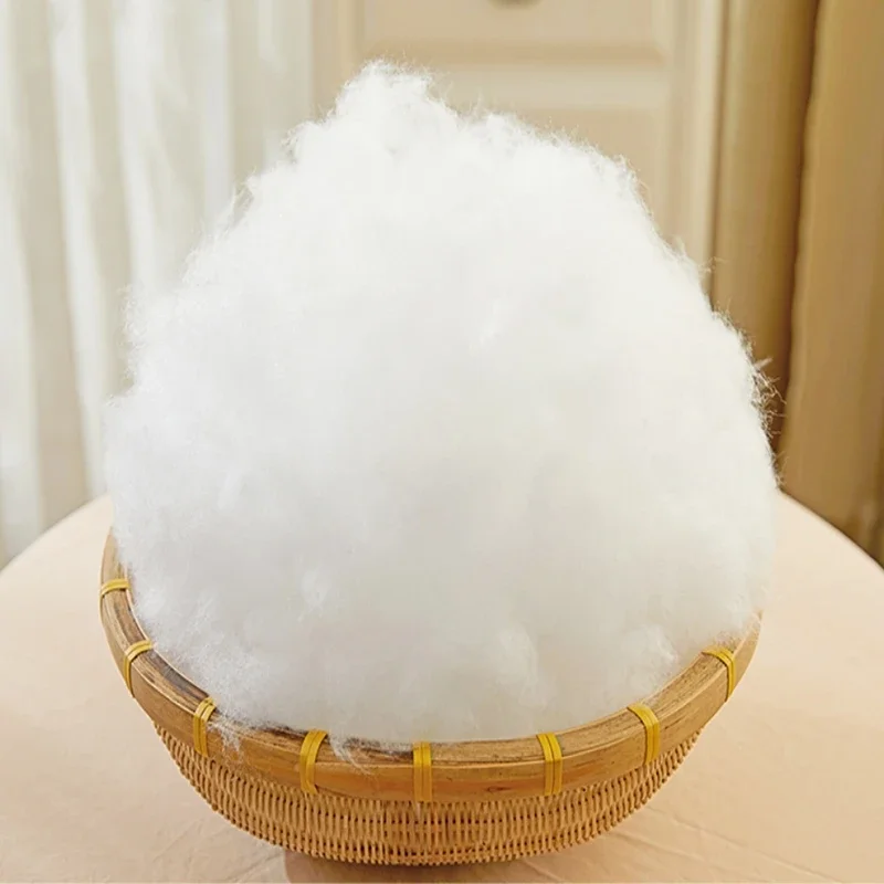 500g/1000g Cotton Pillow Filling Down PP Cotton Doll Toys, Stuffed Clothes, Polyester DIY Handmade Material, High Elastic Materi