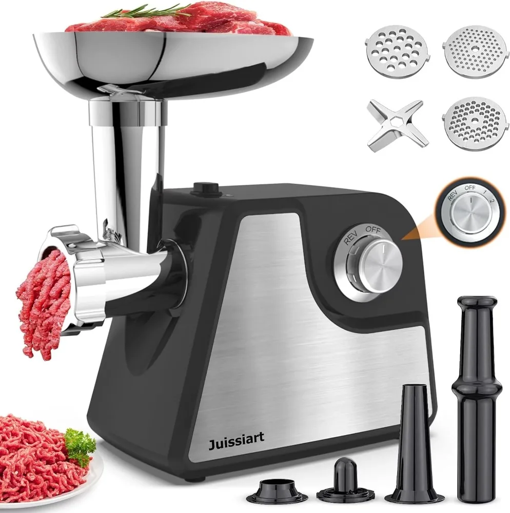 

Meat Grinder, 2-Speed Mode Electric Meat Grinders for Home Use, 300W[2500W Max], Sausage Maker & Kibbeh Kit Combo