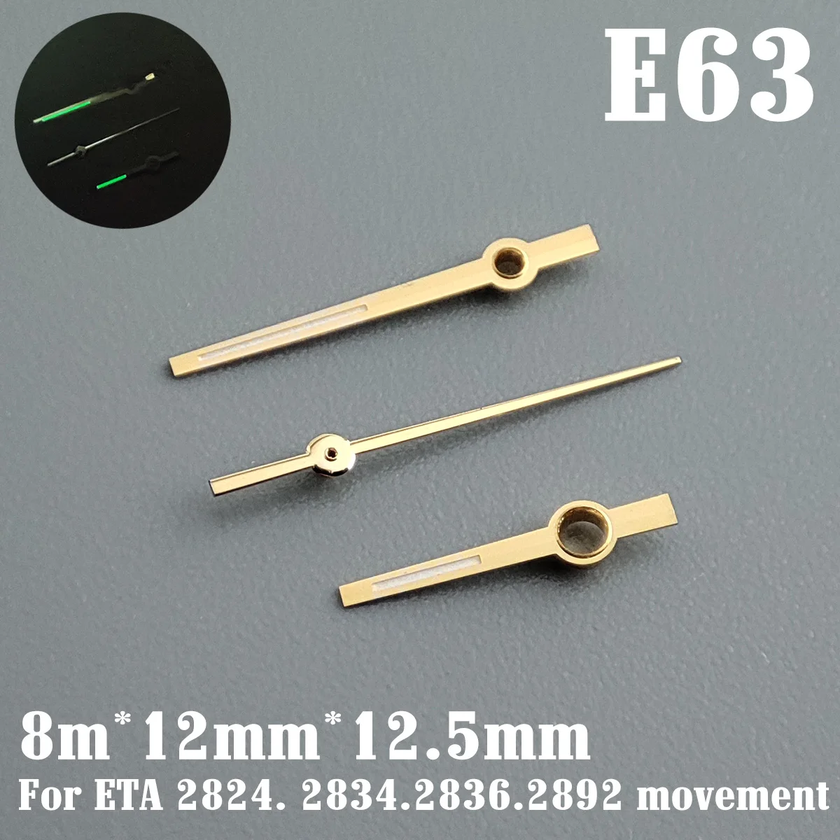 Green Super Luminous Watch Hands