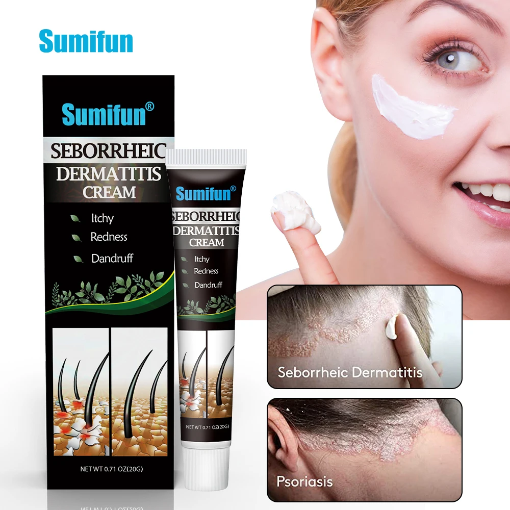 

1/2/3Pcs Sumifun Seborrheic Dermatitis Cream Skin Care Treatments Psoriasis Eczema Ointment Antibacterial Antipruritic Plaster