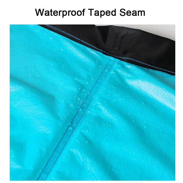 1pc 15D Nylon Ultra-Light Rain Skirt With Storage Pouch Waterproof Kilt Rain Pants Cycling Camping Hiking Rain Pants Half Poncho 5
