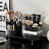 The Desktop Can Be Rotated Cosmetics Storage Box, Dresser Large Capacity Makeup Brush, Eyeshadow And Lipstick Compartment Shelf 4