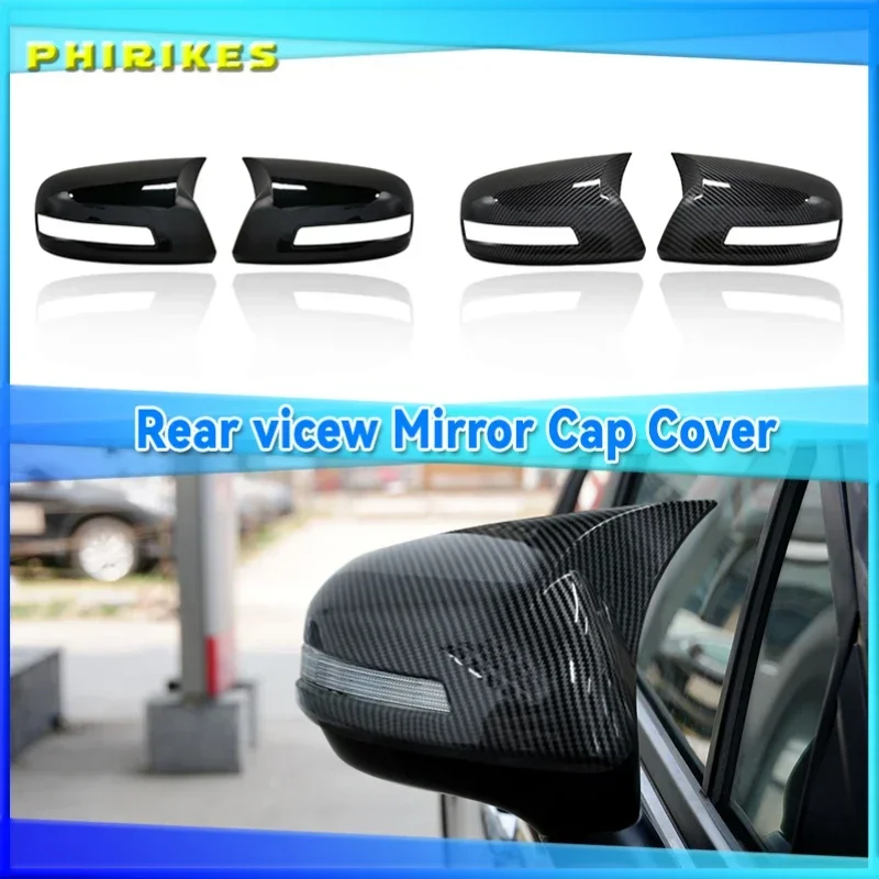 

Rearview Mirror Cover Cap Carbon Fiber Look Black for Honda CIVIC 2012 2013 2014 2015