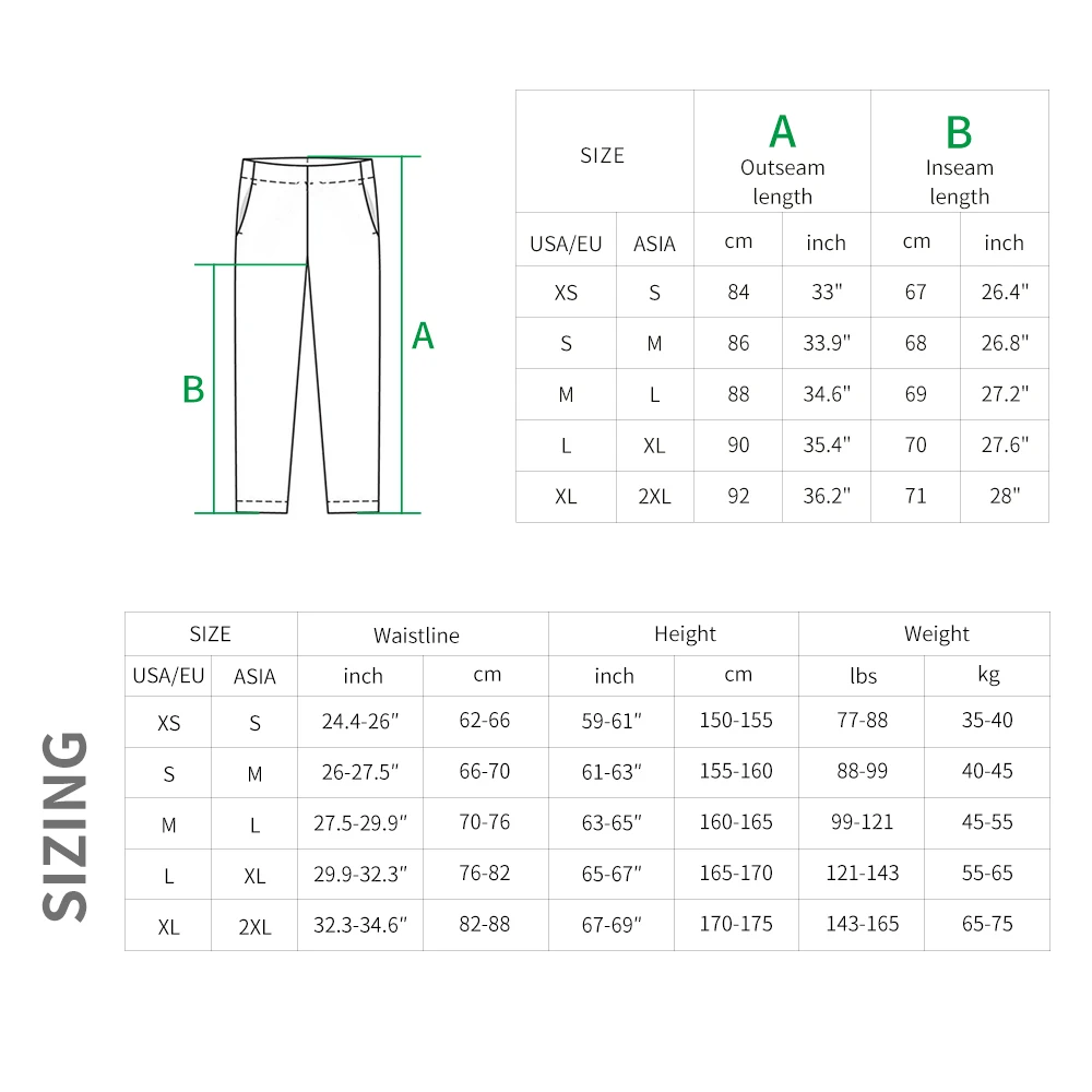 WOSAWE Womens Mtb Bicycle Pant Sports Riding Trousers Cycling Pants Gel Pad Shockproof Road Bike Tights Leg Zipper Reflective