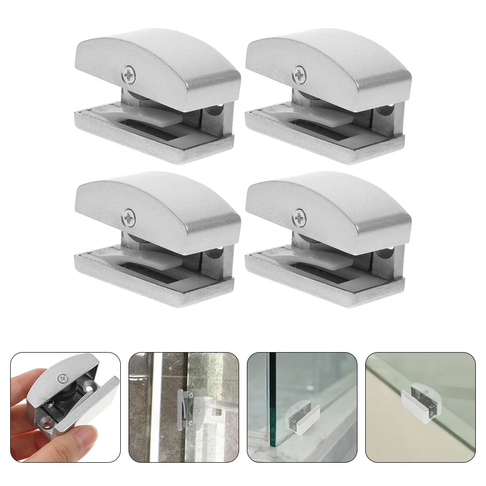 

4pcs Shower Door Bottom Guide Replacement Sliding Glass Door Guide Stopper