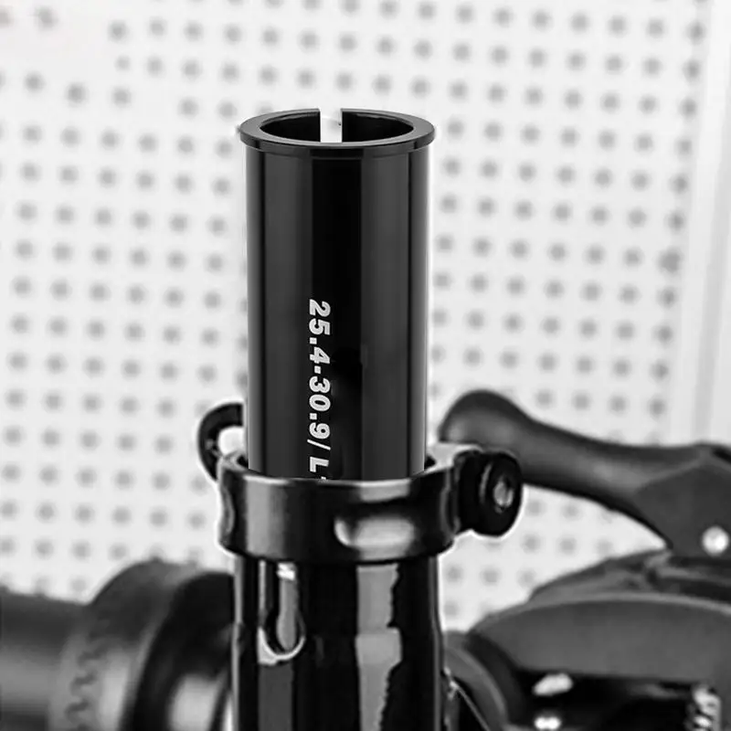Cycling Seat Tube Adapter Seat Post Shim Conversion Sleeve 100mm Length Seat Tube Adapter Reducing Sleeve Suspension Seatpost