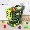 Shopping Cart Pretend Play Toy Grocery Store Pretend Play Toy Kit Stable Structure Role-Playing Games For Birthday New Year 3