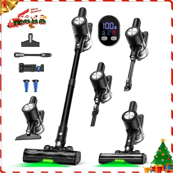 Cordless Vacuum Cleaner, 55Kpa/55Mins Vacuum Cleaners for Home, Anti-tangle Stick Vacuum with Self-Standing, Wall Mount Charging 1