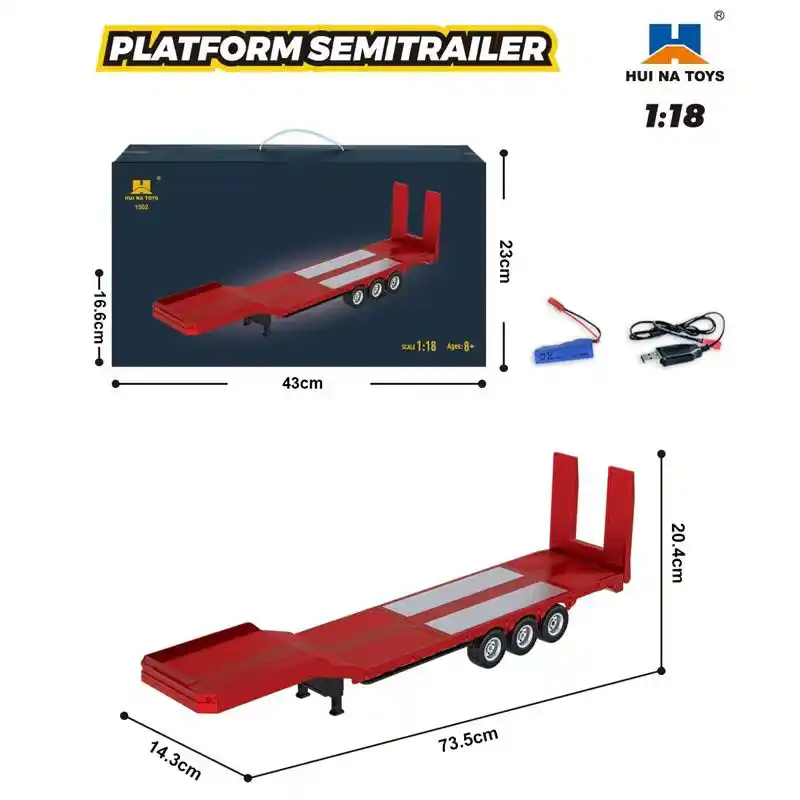 HUINA SCANIA 770S Trailer Head 1/18 Alloy Car Model Grade