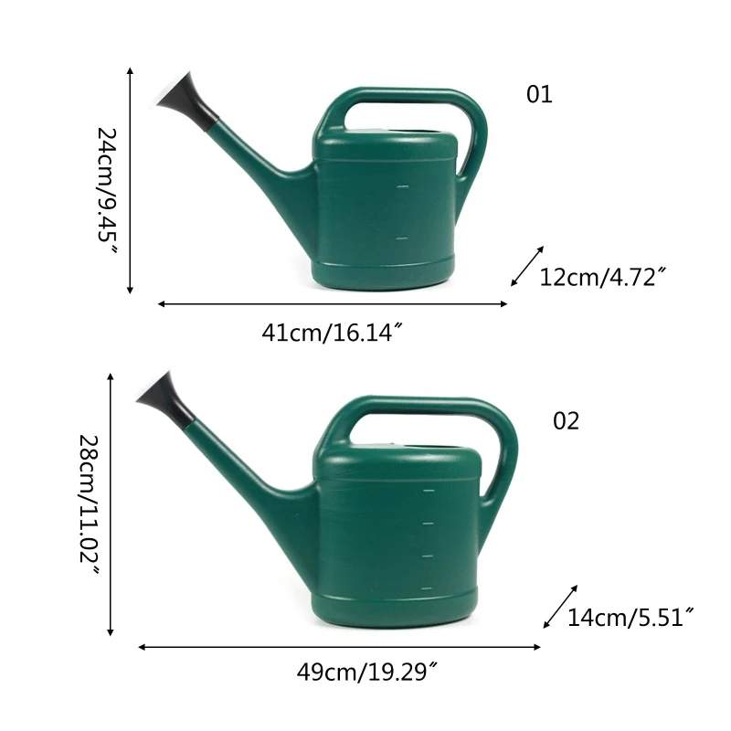 Watering Can 3L/5L Watering Can with Long Spout Flower Pot Sprinkler Durable Garden Plants Flowers Watering Device Gardening Supply Watering Pot Flower Watering Pot