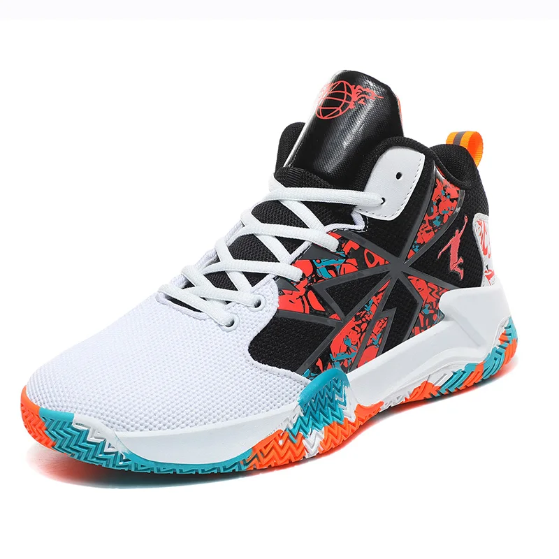 

COZOK Couple Style Basketball Shoes Breathable Cushion Non-Slip Wearable Sports Shoes Gym Training Athletic Basketball Sneakers