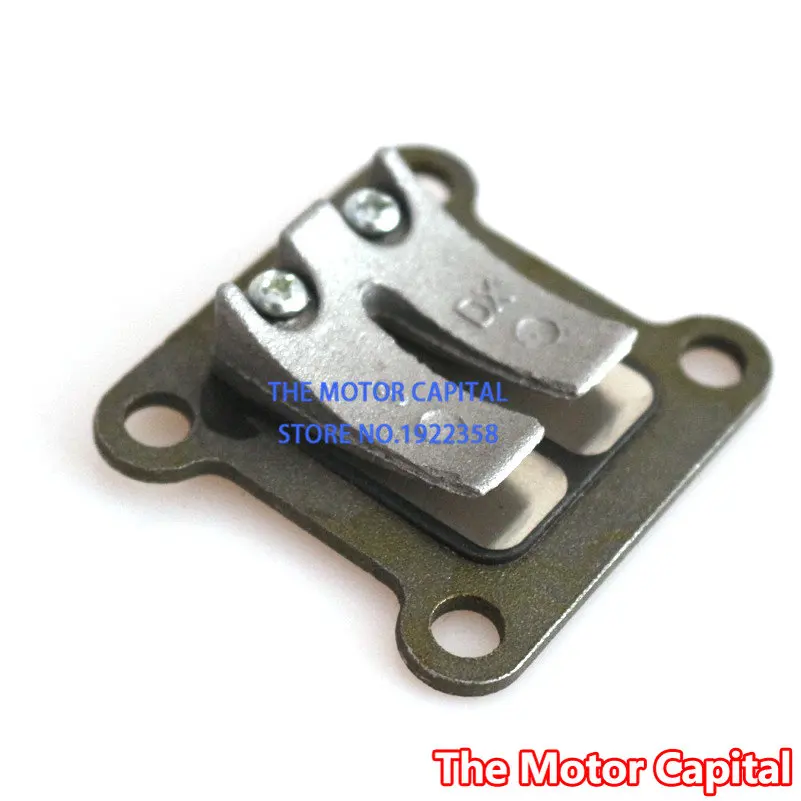 Reed Valve Block Plate For 2 Stroke 47cc 49cc Engine Pocket Bike Mini Moto Kids ATV Quad 4 Wheeler Dirt motor