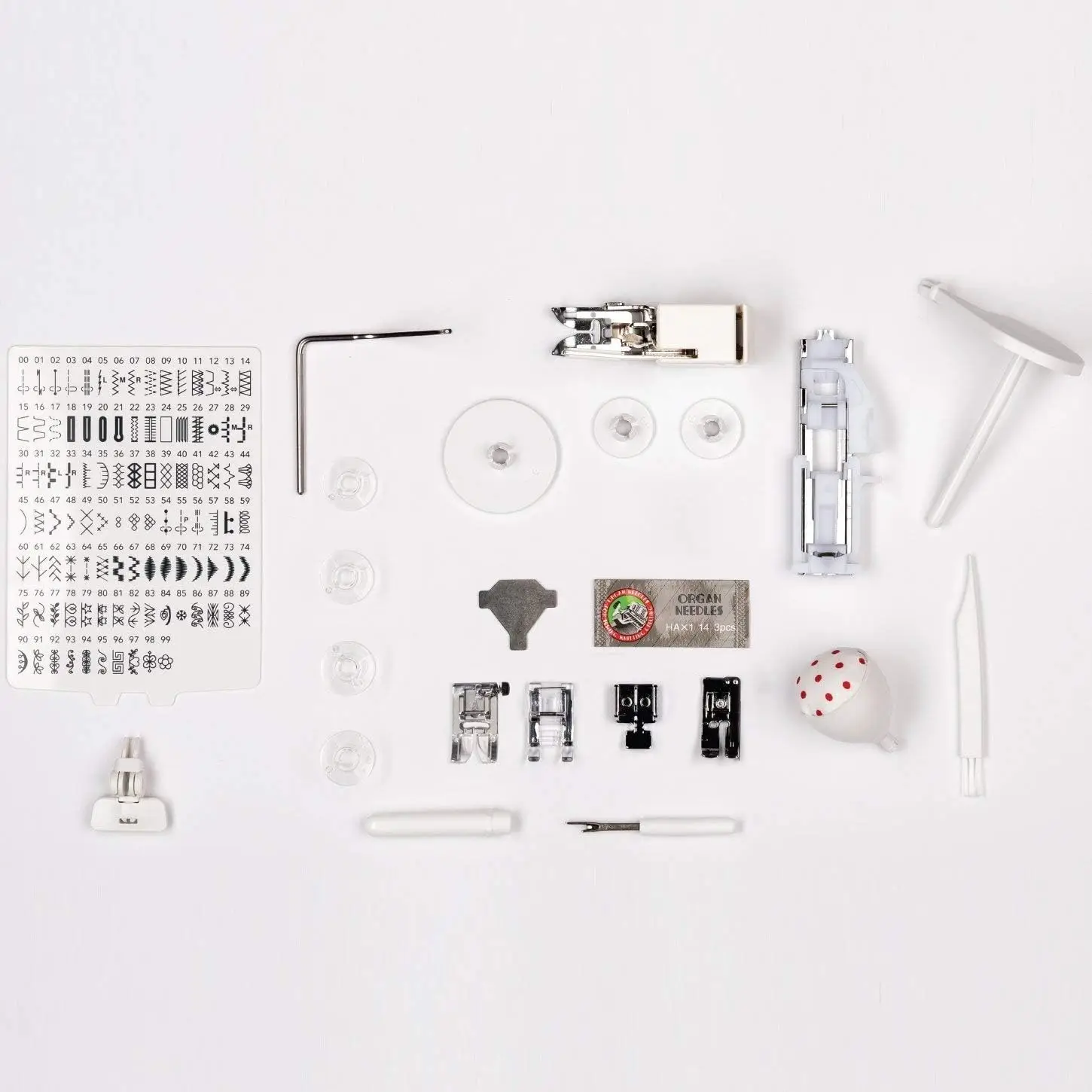 Janome Jw8100 Fully-Featured Computerized Sewing Machine With 100 Stitches, 7 Buttonholes, Hard Cover, Extension Table And 22 5
