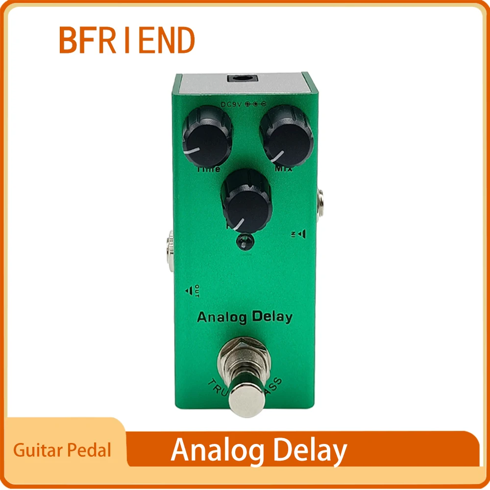 Electric Guitar Analog Delay Time/Mix/Repeat Knob Effect Pedal Mini