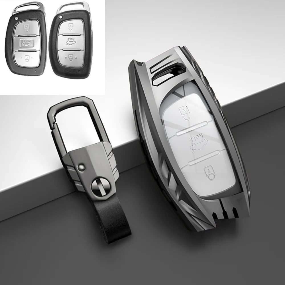 

Alloy Car Key Cover Case for Hyundai Tucson Sonata Fe Creta Ix25 Ix35 Ix45 I10 I20 I30 I40 Verna Solaris Mistra Elantra Accent