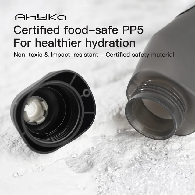 Bouteille d'eau aérodynamique AhyKa pour vélo, 600 ml, légère, pour vélo de route, conception à presser pour boire 4 Bouteille d'eau aérodynamique AhyKa pour vélo, 600 ml, légère, pour vélo de route, conception à presser pour boire 4