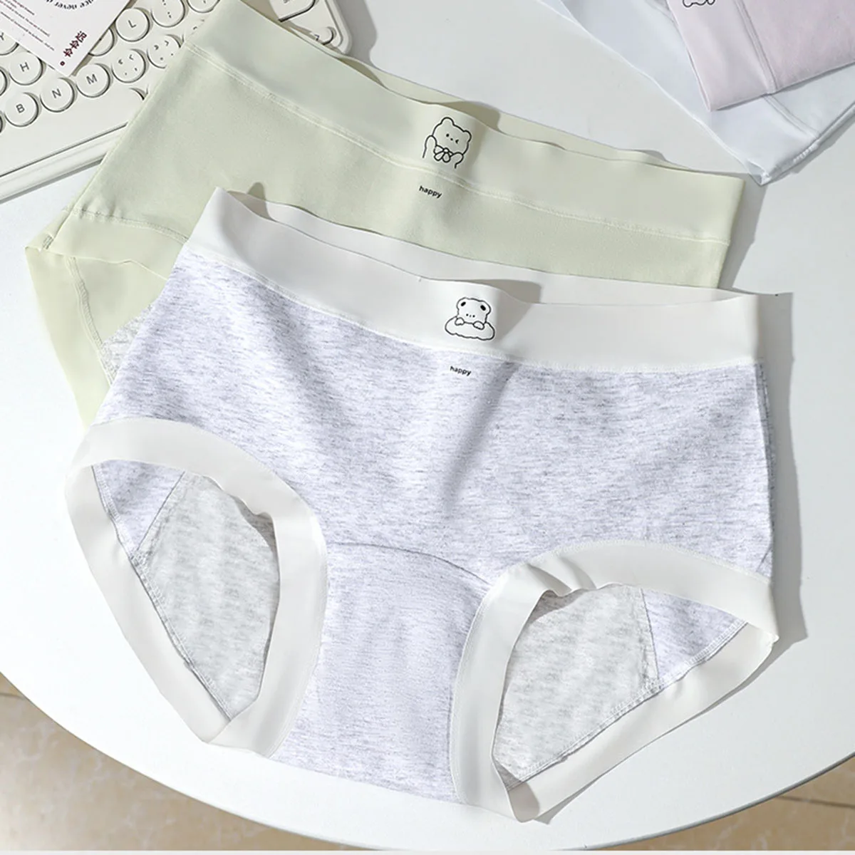Women's Menstrual Panties Physiological Pants Leak Proof Underwear Ladies Period Panty High Waist Cotton Briefs Lingerie - 6