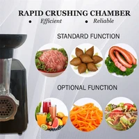 Hachoir à viande électrique 1000W, hachoir à viande robuste, Machine de remplissage de saucisses, hachoir alimentaire en acier inoxydable 220V, mélangeur sur socle 4