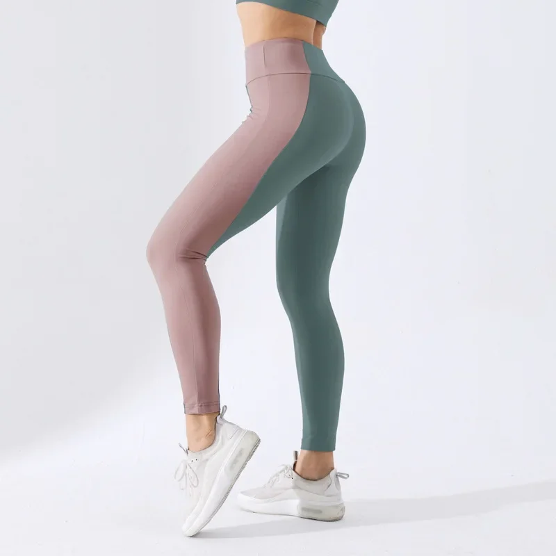 High Waist Yoga Pants Women's Fitness Trousers Running Tight Sports Shorts Nude Sensation Cycling Outerwear Pants