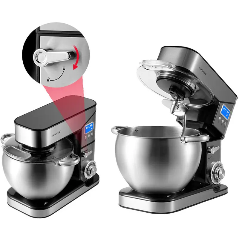 stand mixer for cakes baking Kitchen Food Blender Cream Whisk Cake Dough Mixers With Bowl Stainless Steel Chef Machine 10 litres 5