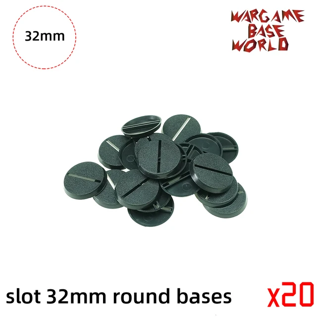 MB432 40pcs Round Plastic Model Bases 32mm Or 1.3inch For Gaming Miniatures Or Wargames Table Games : Buy Online At Best Price In KSA - Souq Is Now - Foto 10