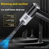 Wireless Car Vacuum Cleaner Dual Use for Home and Car 120W High Power Powerful Vehicle Vacuum Cleaner Black Home Appliance 2