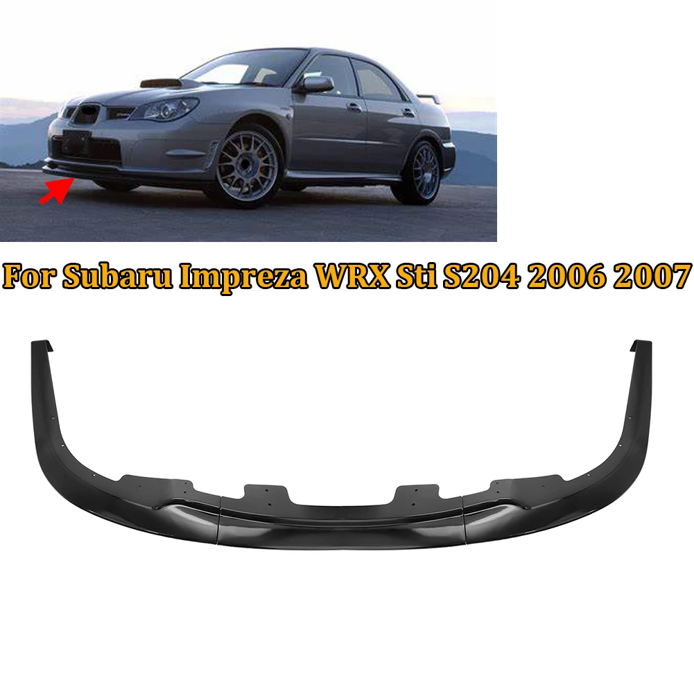 

3 шт., автомобильный передний бампер для Subaru Impreza WRX Sti S204 2006 2007