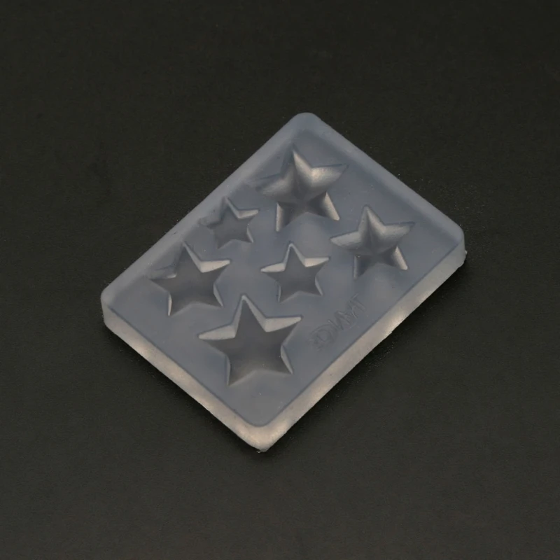

for Creative Crystal Epoxy Resin Transparent Mold Mini Carving Star Casting Silicone Multipurpose Mould DIY Jewelry Tool