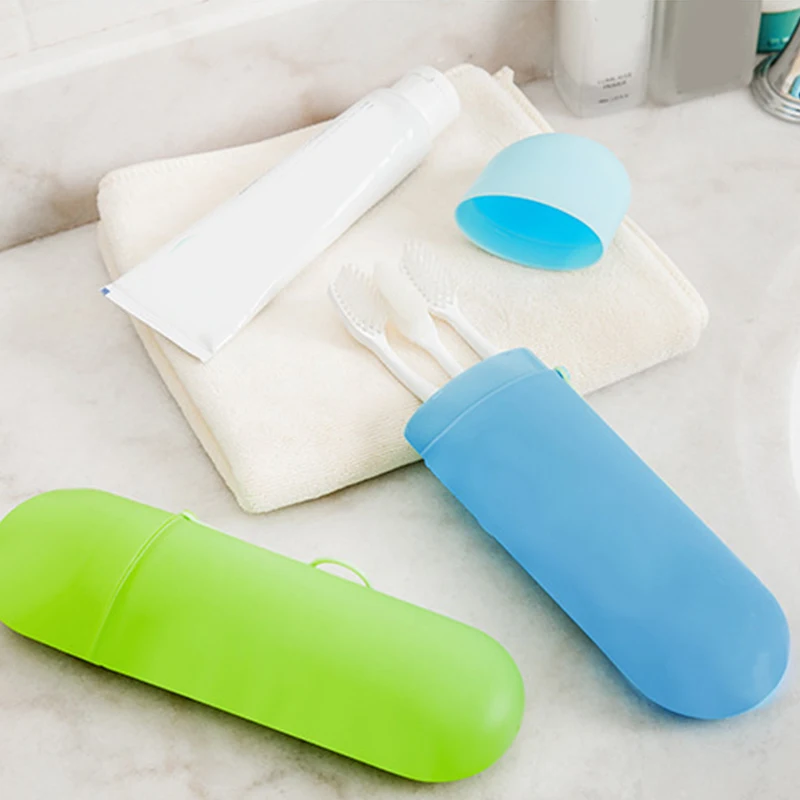 

Travel Toothbrush Box Wash Storage Tube Cover Case Toothbrush Protect Box Health Holder Tooth Brushes Clean Protector Bathroom