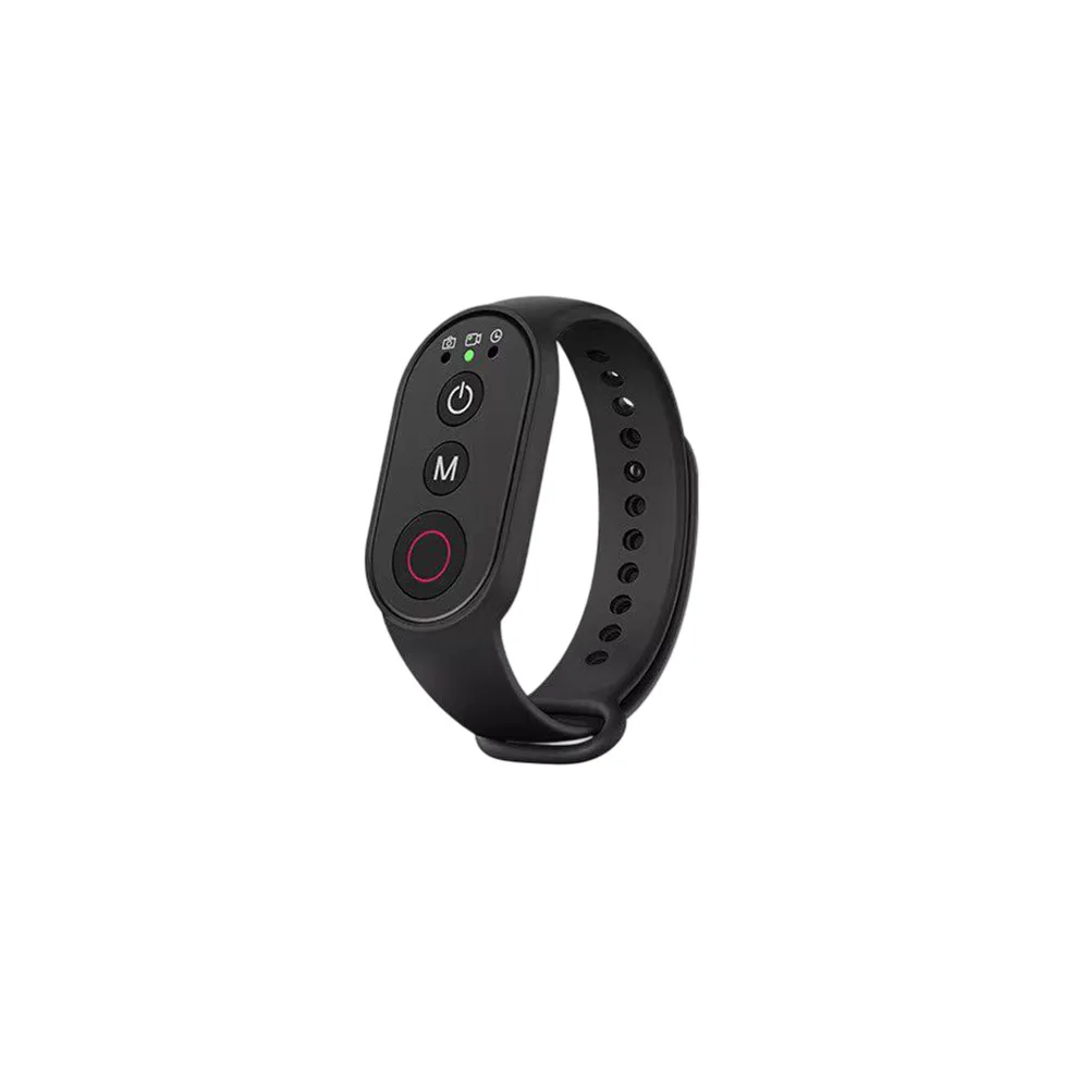 Télécommande Bluetooth pour caméra action utilisée avec une GoPro fixée sur un support