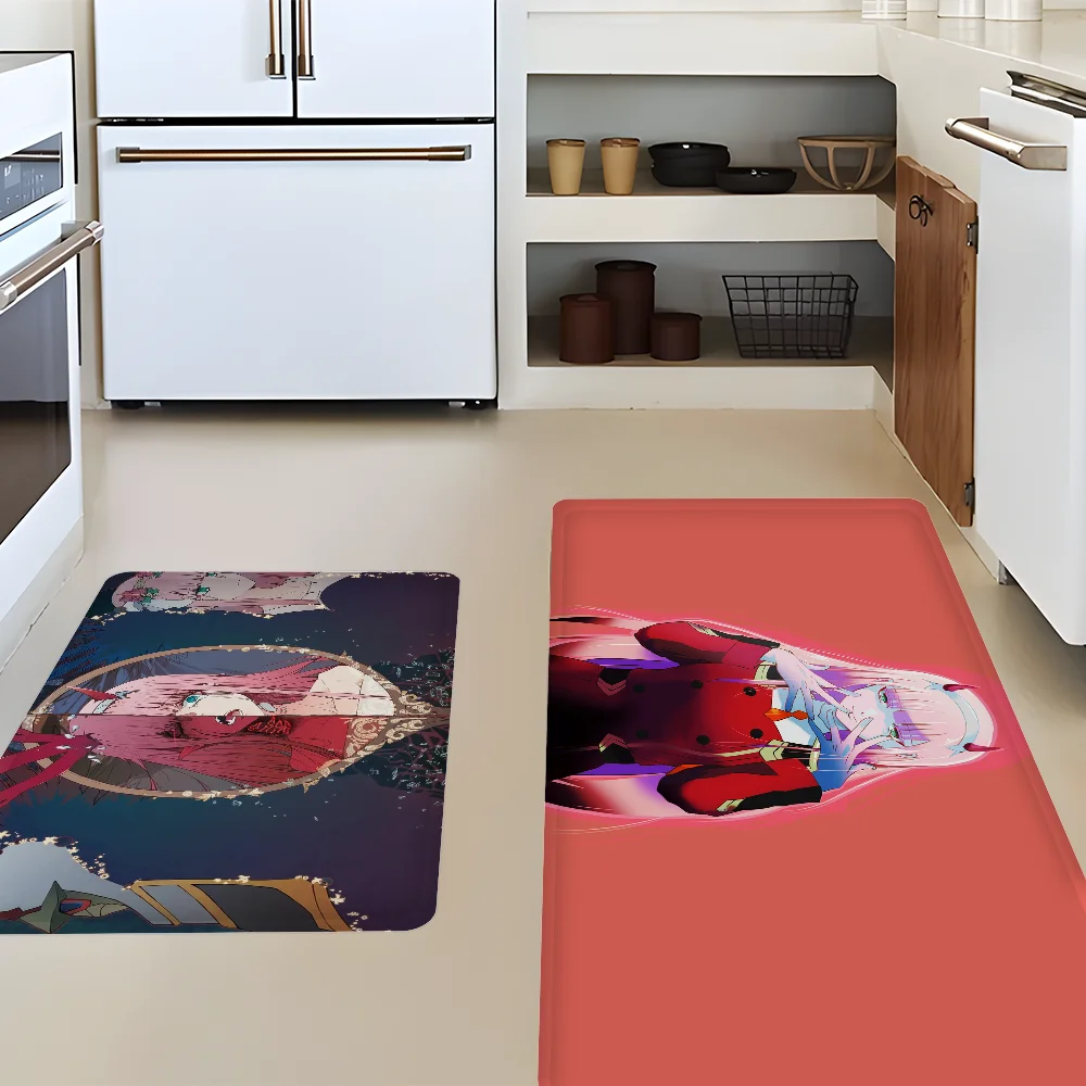 Zero Two Floor Mat Bathroom Mat Kids Room Bedroom Decoration Balcony Anti-Slip Doormat Living Room Bedside Area Rugs 3