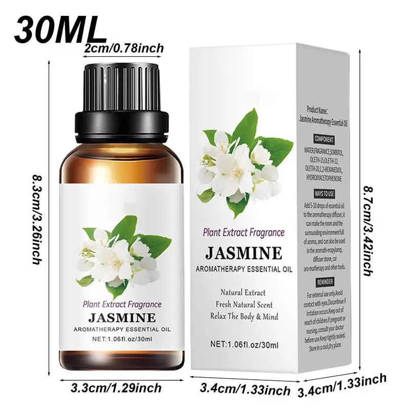 Flower Fruit Essential Oil Water-soluble Relieve Stress For humidifier aroma diffuser Fragrance Lamp Air Freshening Aromatherapy
