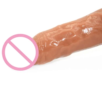 Funs Giant Dildodos Sex Machine Vibrate Penise Strapon Toys For Men Anal Hook Male Masturbator Telescopic Vibrator Toys Cream 5