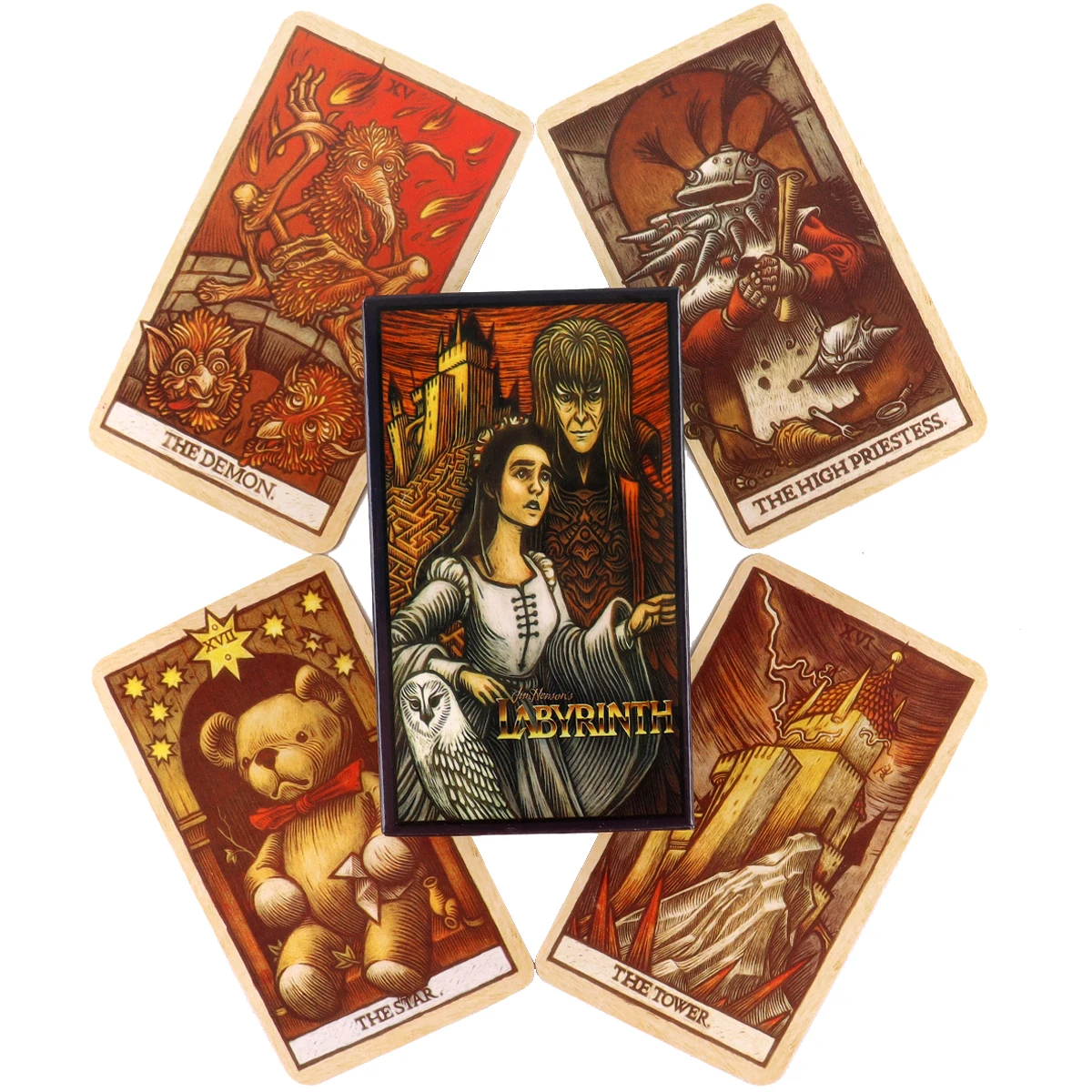 

New Labyrinth Tarot Deck by Minerva Siegel with Pdf Guidebook Oracle Cards Games Table Games Fate Funny Card Games Playing Cards