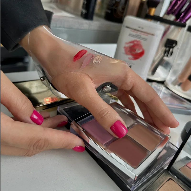 Functional Makeup Gloves Professional Makeup Artist Gloves Natural Leather Gloves Comfortable Fashion Korean Makeup Tools 4