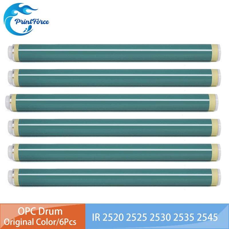 Original Color 80K Page OPC Drum for Canon IR 2520 2525 2530 2535 2545 4025 4035 4045 4051 4225 4235 4245 4251 CEXV33 GPR35 6PCS opc drum